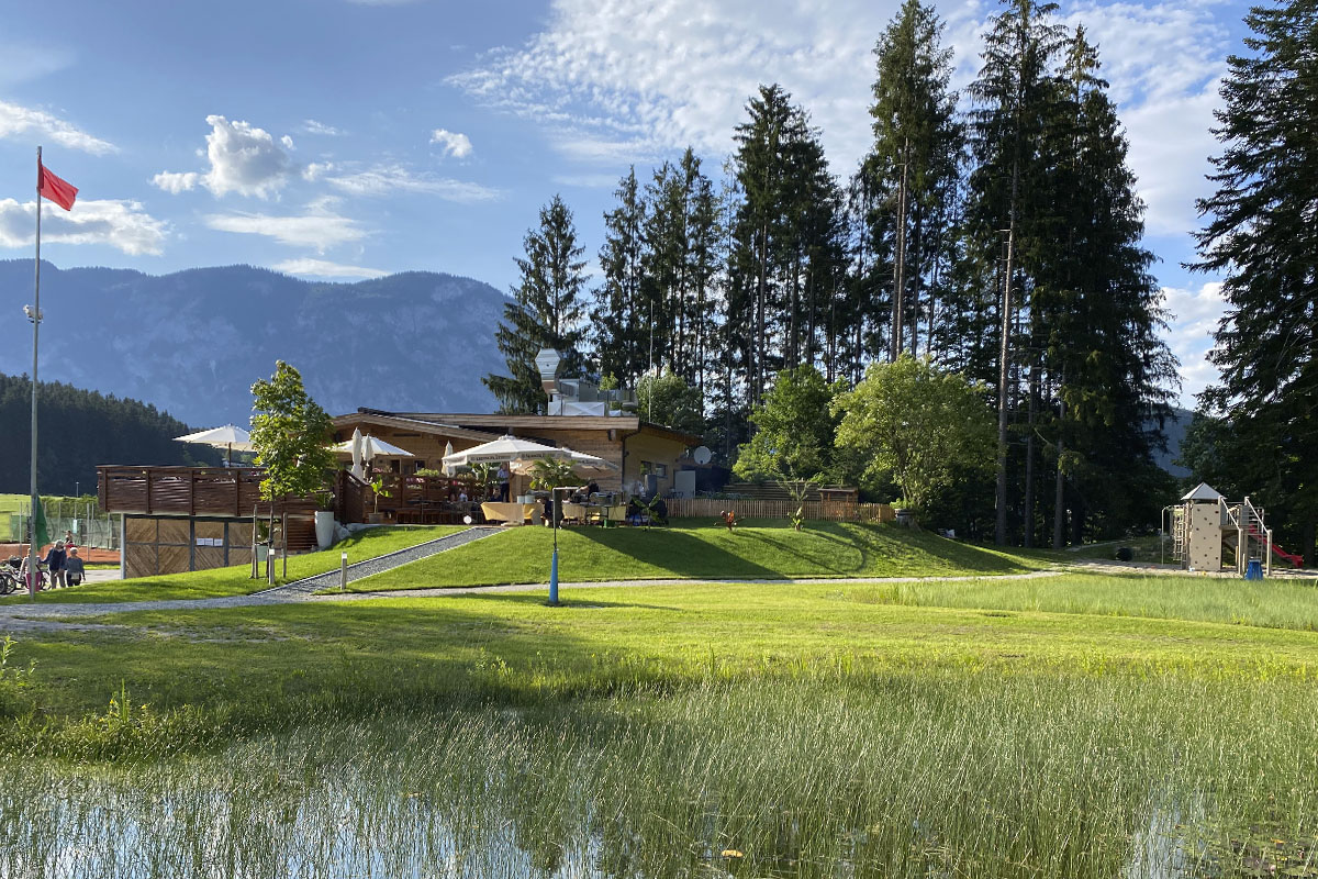 Restaurant Pink Banana, Schwoich, Tirol, Sonnenterrasse, Bananensee, Spielplatz